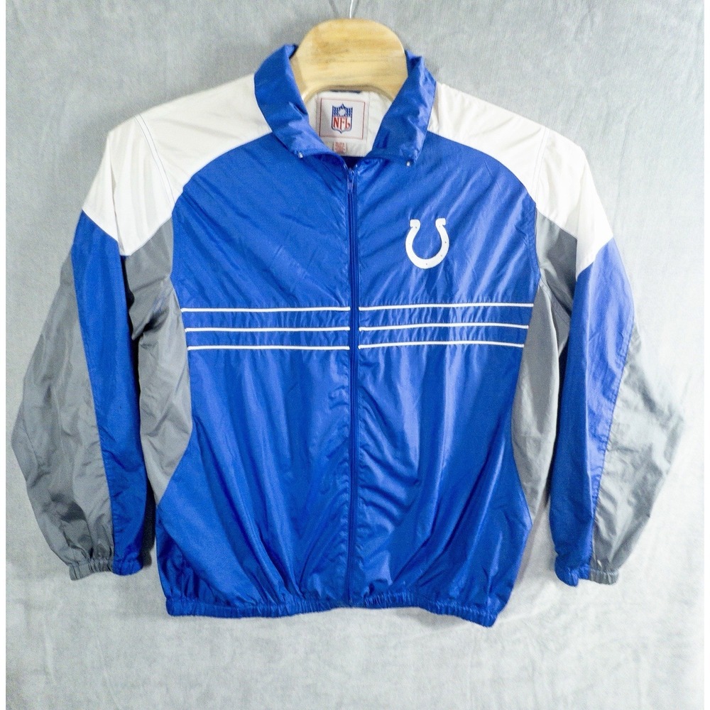 NFL‎ Sports illustrated Indianapolis Colts Full Zip Wind Breaker Mens XL *Read*